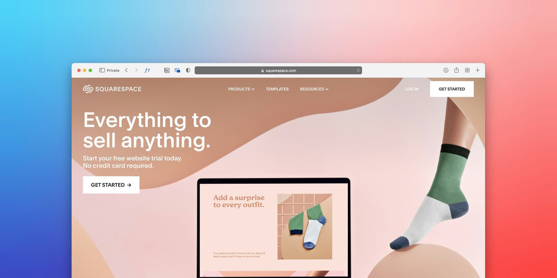 Website preview